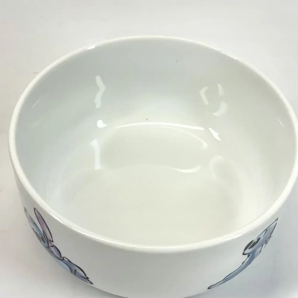 Disney Lilo Stitch Storage Microwave Kitchen Lid SMALL Ceramic Soup Bowl 5.5x2”